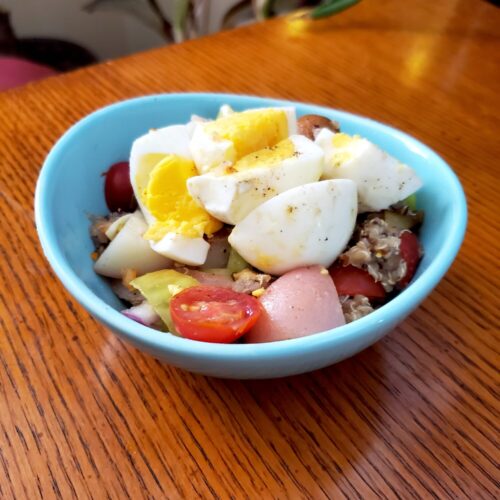 Mayonnaise-Free Potato Salad w/ Quinoa