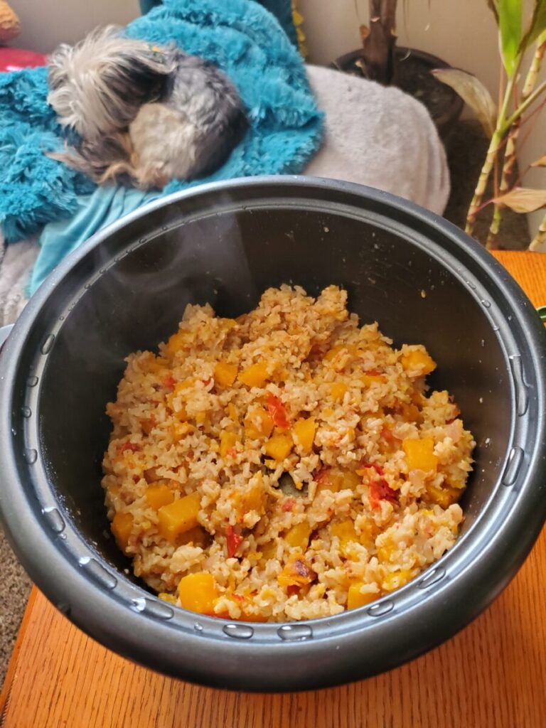 Brown Rice w/ Squash & Habaneros, Bridget