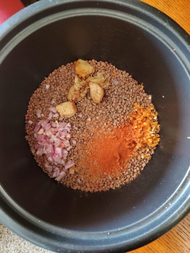 Lentils w/ Cinnamon Roasted Squash & Habaneros