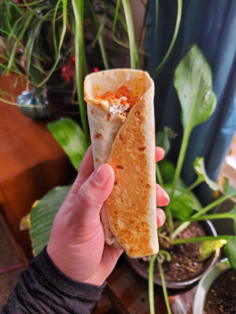 Burrito w/ Sweet Potato & Habanero Quinoa