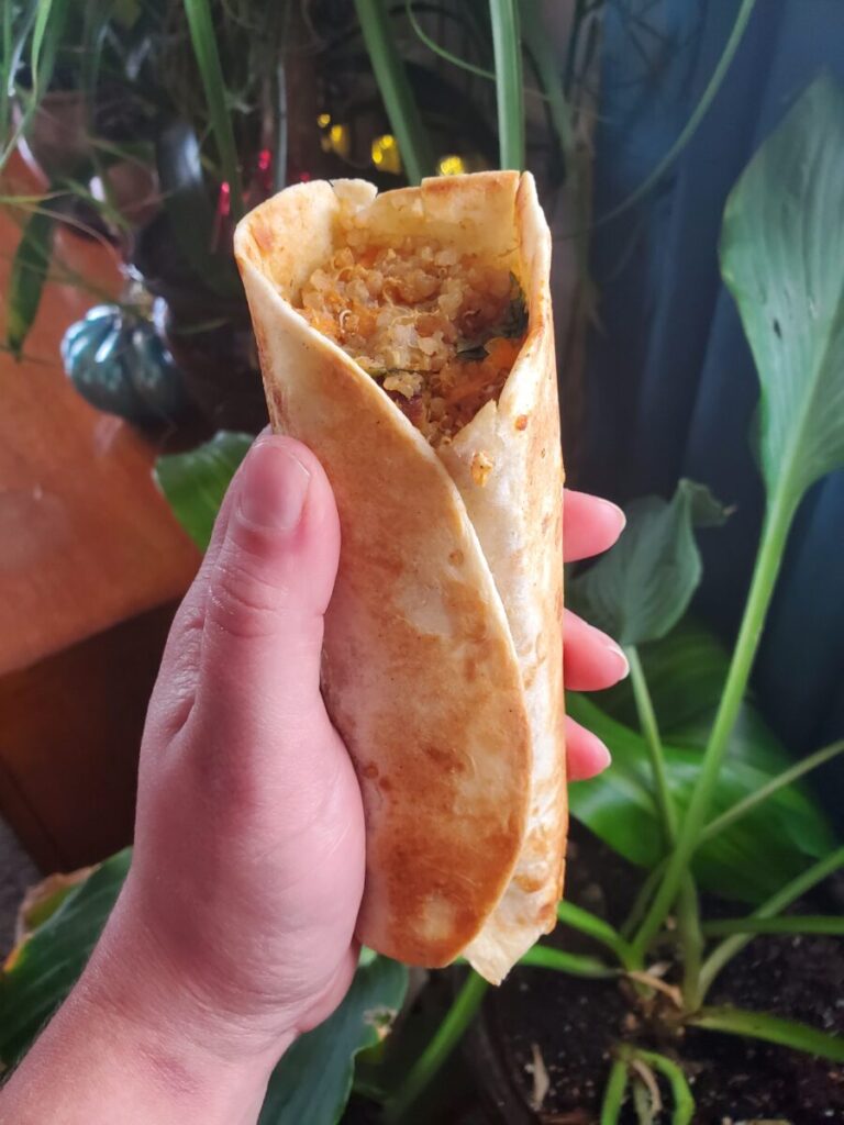 Burrito w/ Sweet Potato & Habanero Quinoa