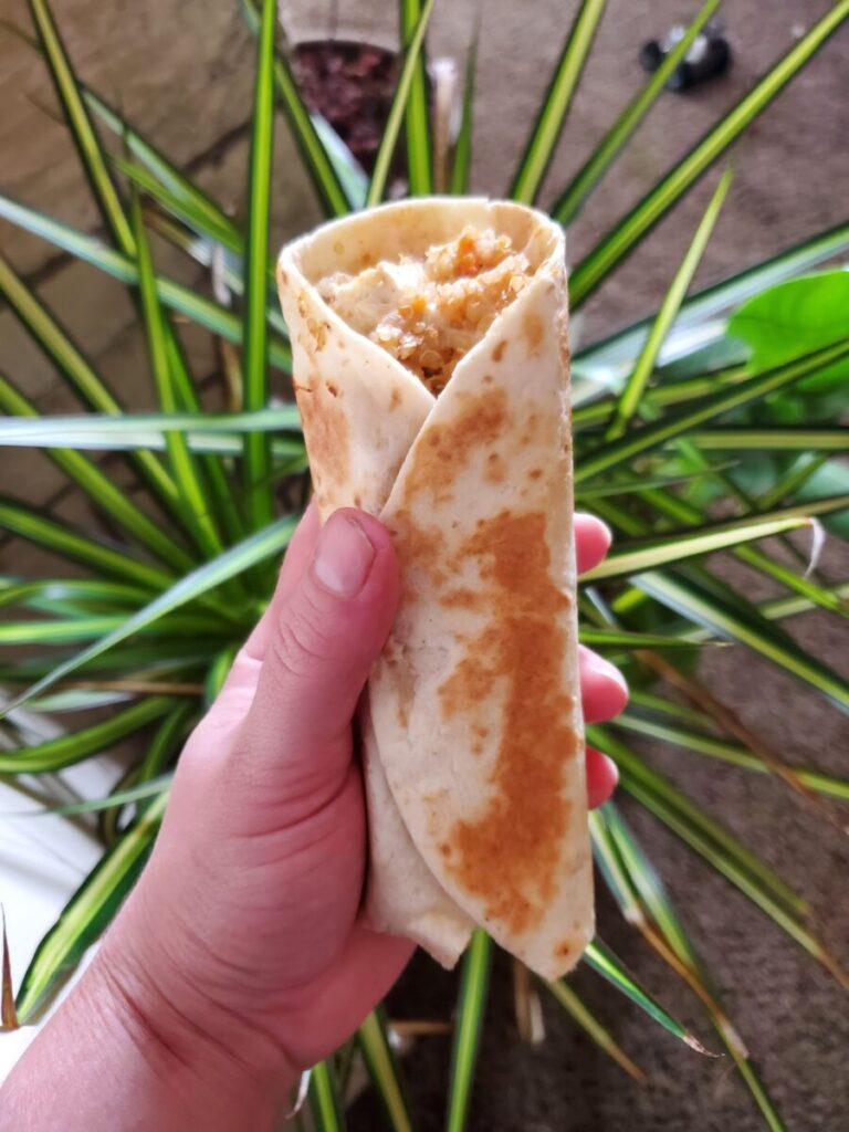 Burrito w/ Sweet Potato & Habanero Quinoa