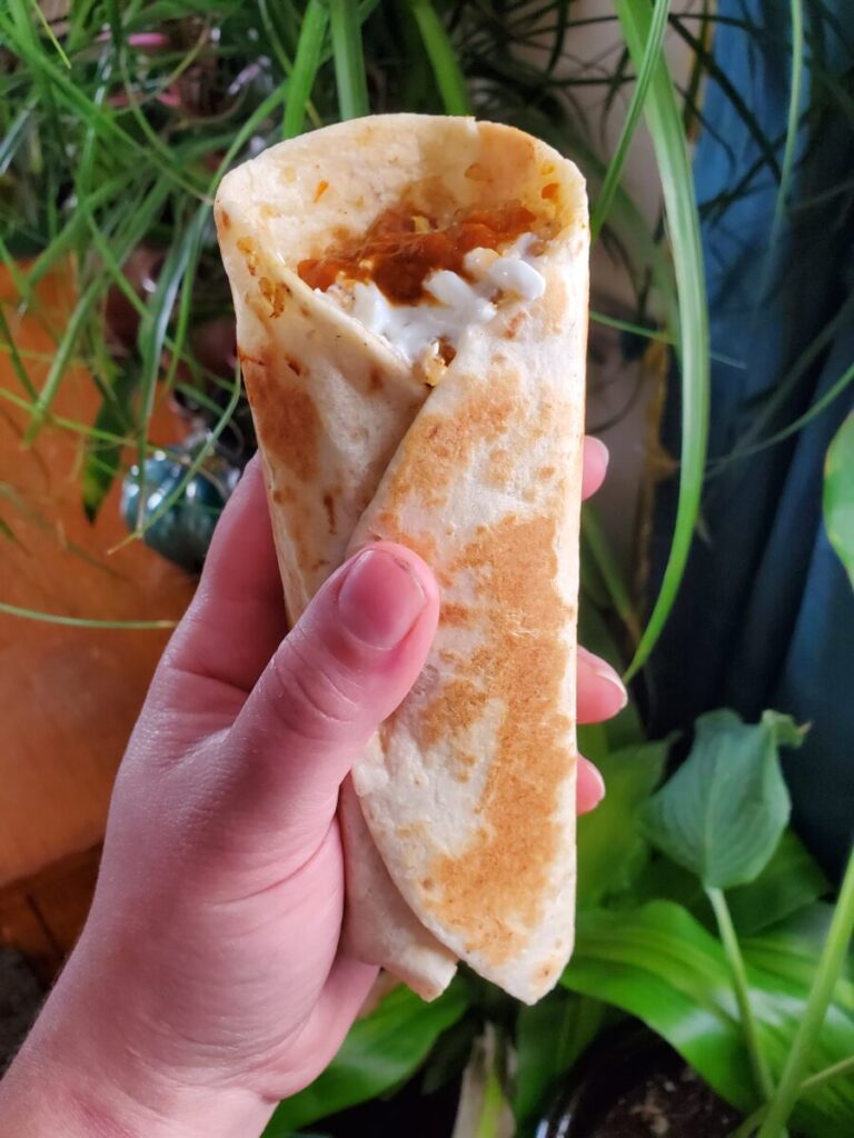 Burrito w/ Sweet Potato & Habanero Quinoa