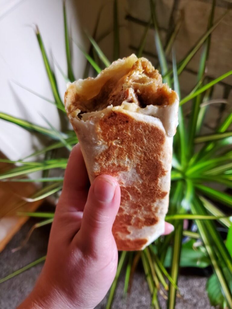 Burrito w/ Roasted Pumpkin & Cranberry Curry