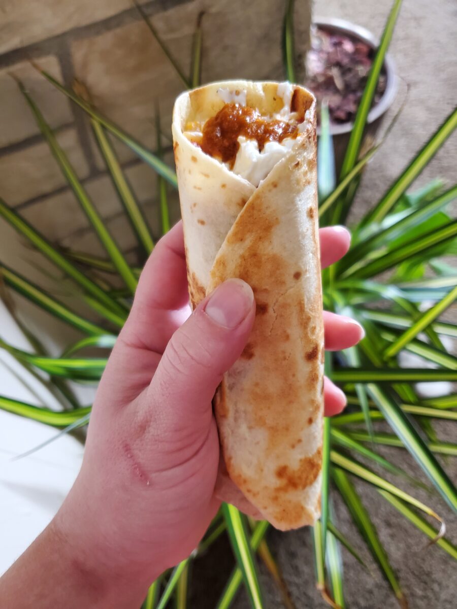 Burrito w/ Tofu & Sweet Potato Quinoa