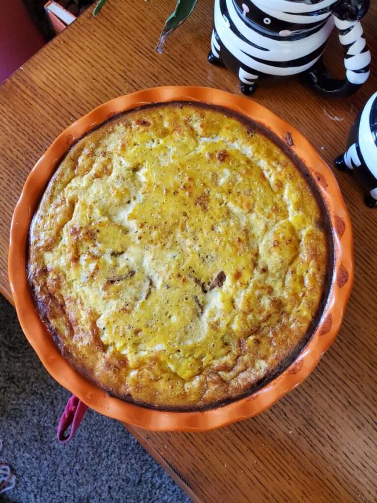 Quiche w/ Blue Cheese & Sweet Potatoes