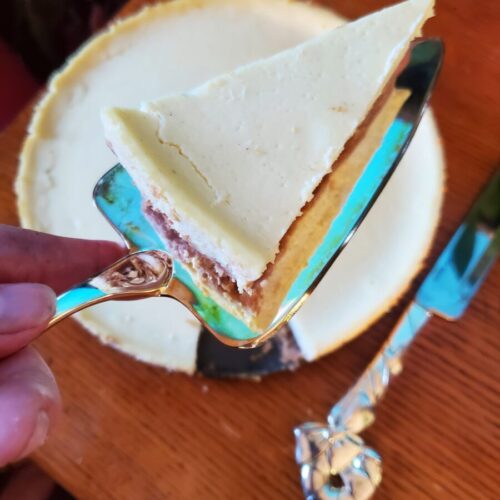 Cheesecake w/ Irish Cream Liqueur