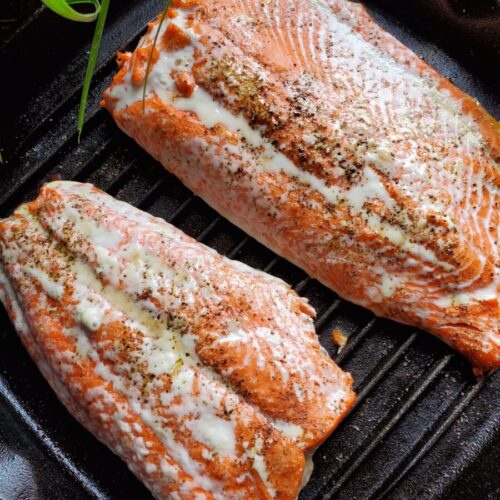 Baked Salmon for Soups & Stews