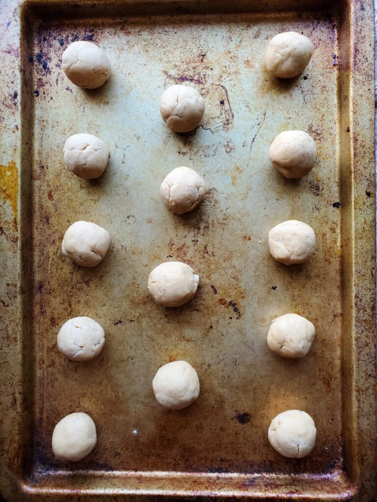 Peanut Butter Blossoms w/ Peppermint Kisses