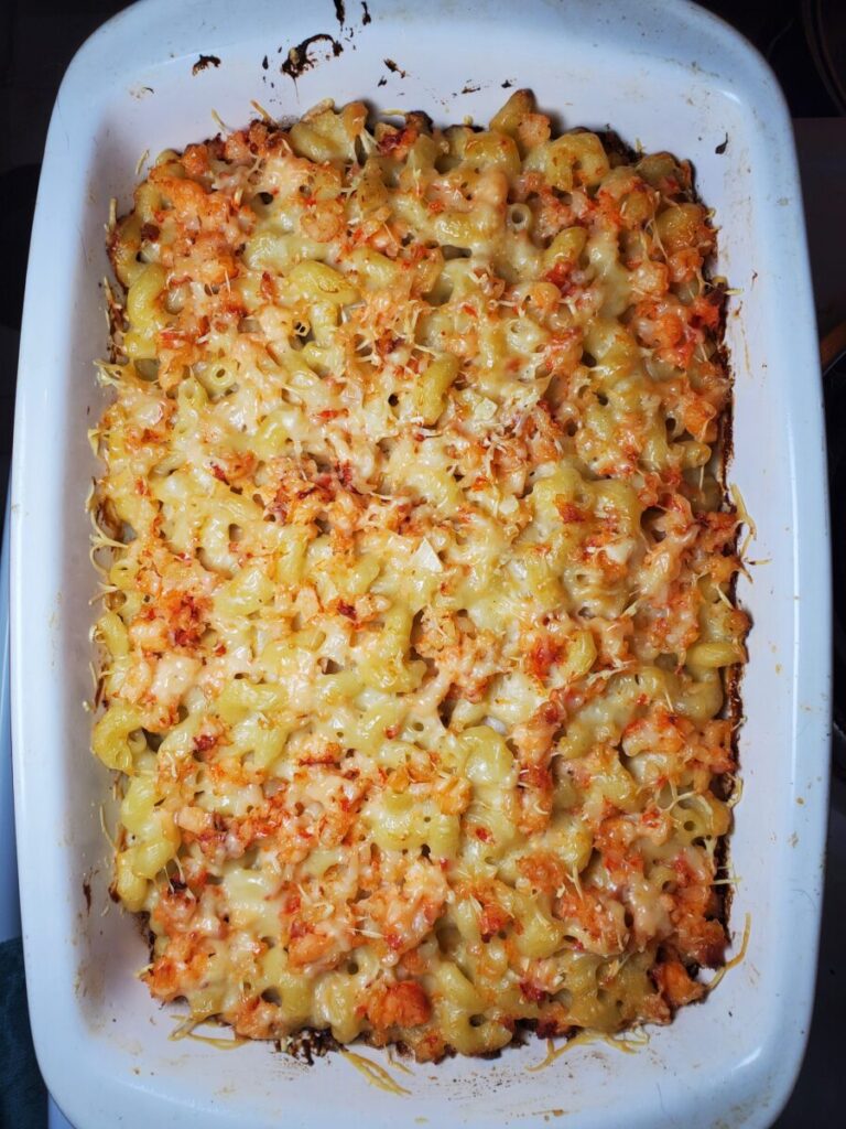 Macaroni and Cheese w/ Lobster & Patagonian Shrimp