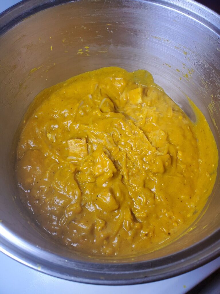 Curry w/ Calabaza Squash, Tofu, & Habaneros