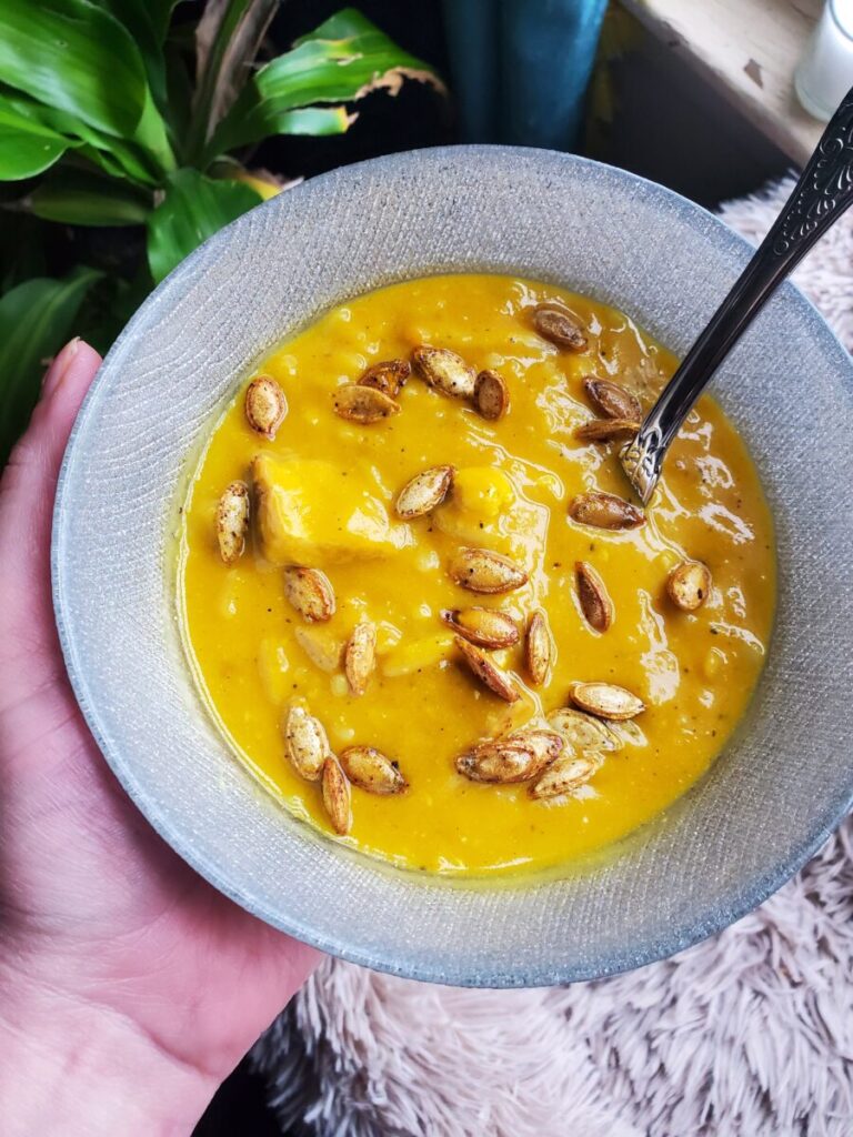 Curry w/ Calabaza Squash, Tofu, & Habaneros