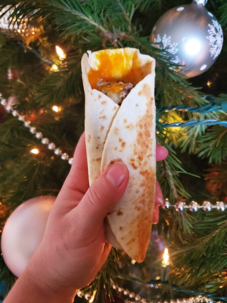 Burrito w/ Quinoa, Calabaza Squash, & Tofu