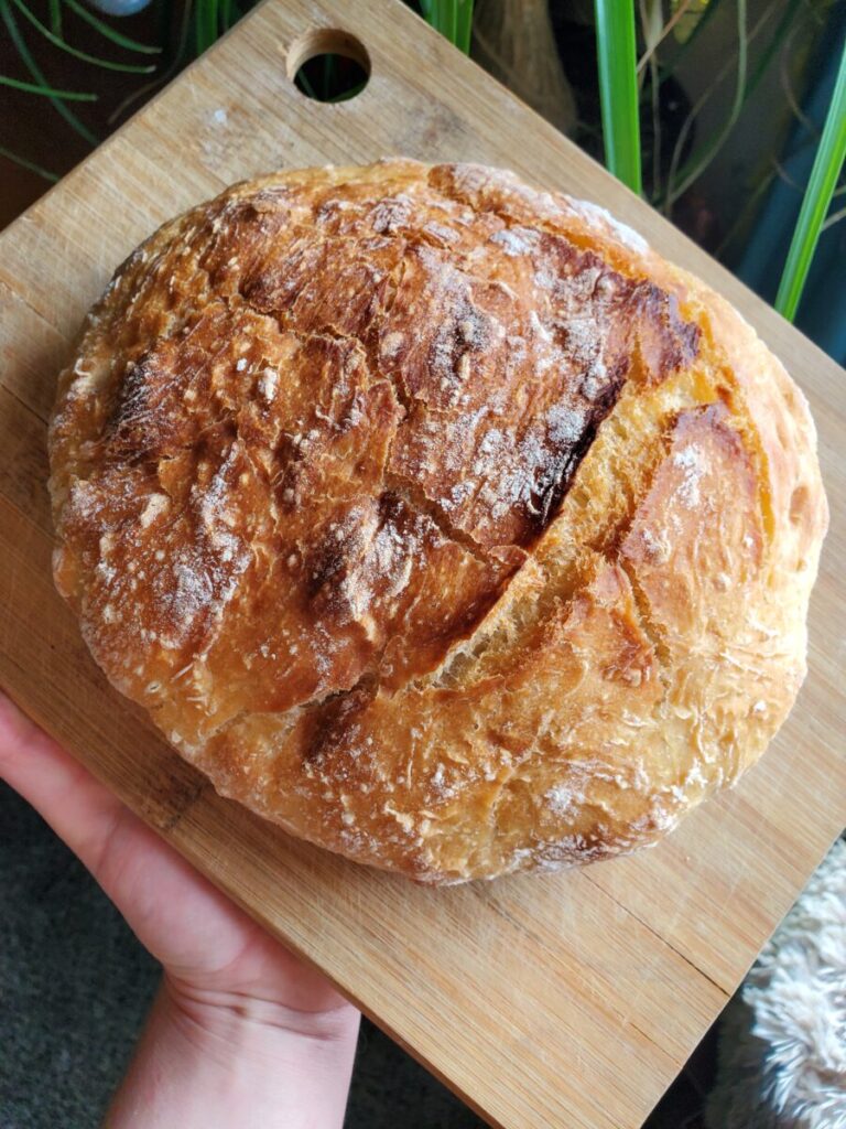 No-knead Dutch Oven Bread