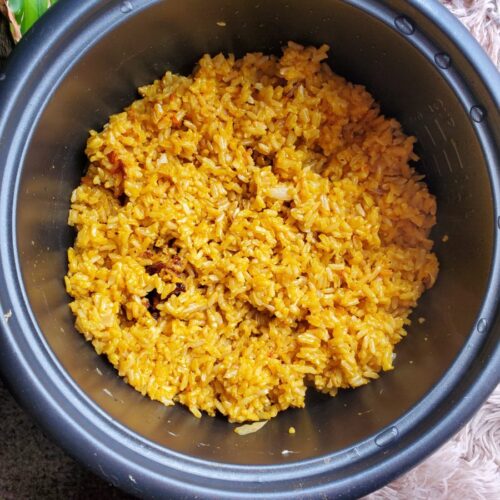 Brown Rice w/ Saffron & Habaneros