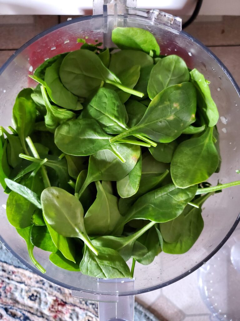 Sautéed Spinach w/ Garlic & Ginger