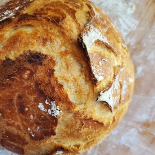 No-knead Dutch Oven Bread