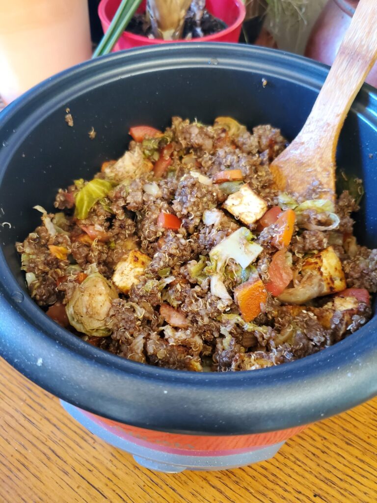 Quinoa w/ Balsamic, Carrots, & Brussel Sprouts