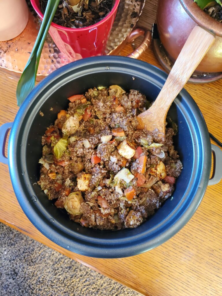 Quinoa w/ Balsamic, Carrots, & Brussel Sprouts