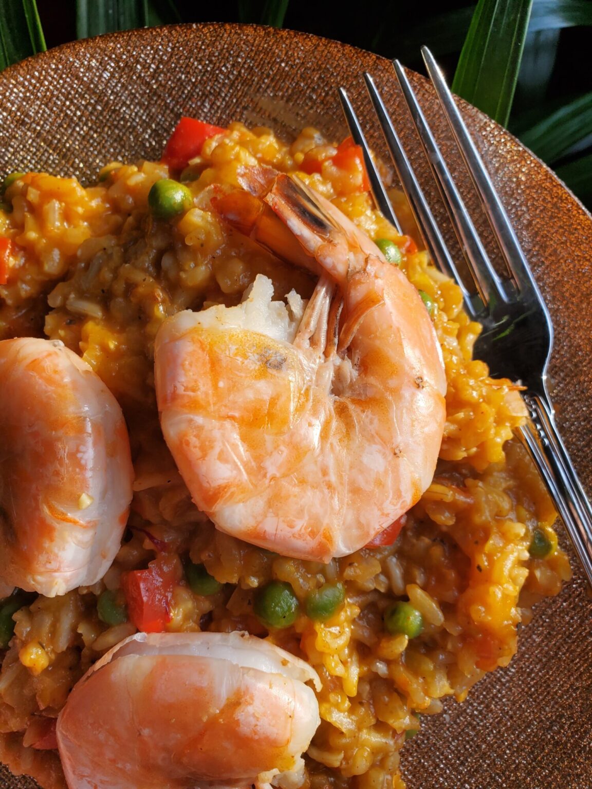 Paella W  Brown Rice, Saffron, & Shrimp - Catfish Out Of Water