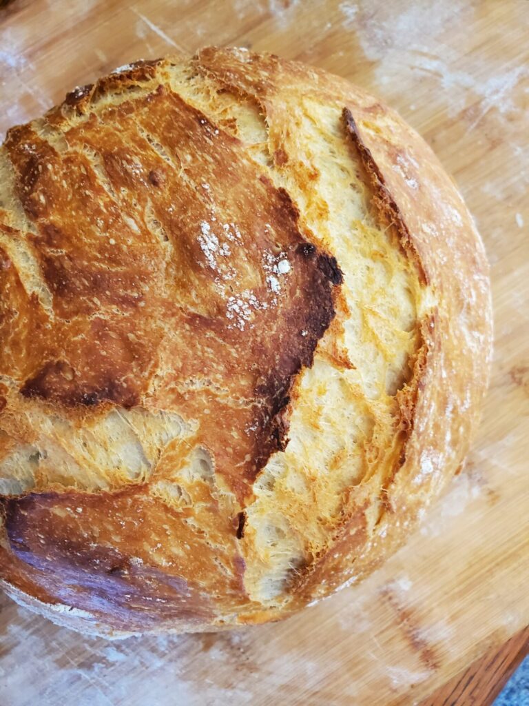 No-knead Dutch Oven Bread