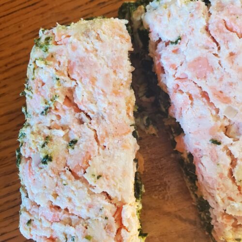 Terrine w/ Salmon, Spinach & Chevre