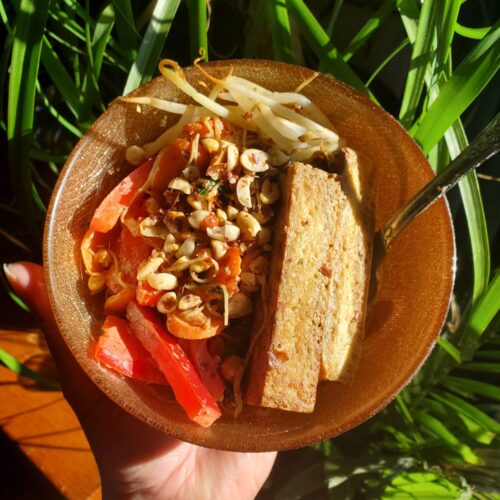 Vermicelli Salad w/ Tofu & Toasted Peanuts