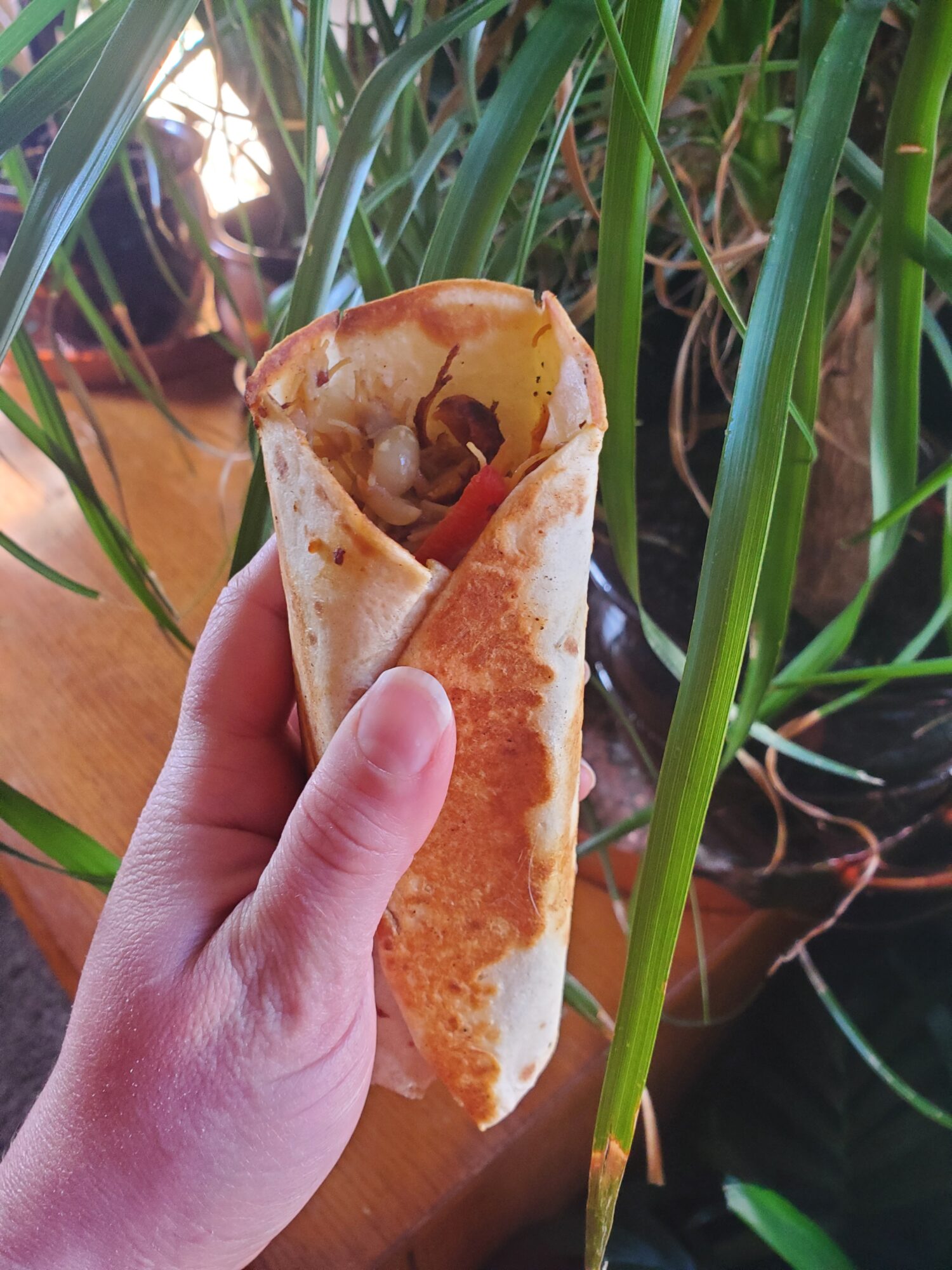 Burrito w/ Vermicelli, Bell Peppers, & Toasted Peanuts