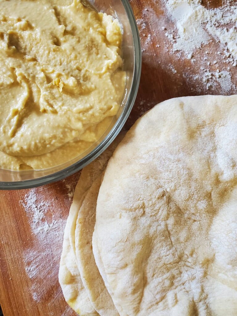 Pita Bread, Hummus