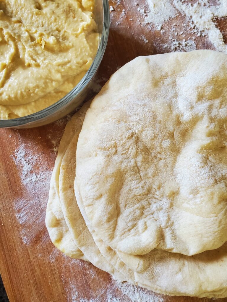 Pita Bread, Hummus