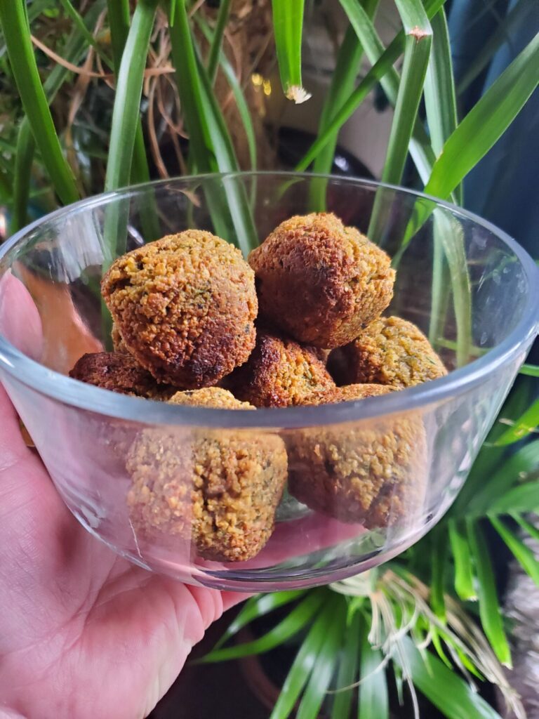 Falafel w/ Dill & Green Onions