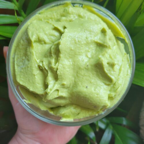 Avocado Dip w/ Greek Yogurt, Tahini, & Lime