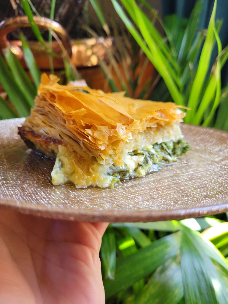 Spinach Pie w/ Tomatoes, Produce Substitutions