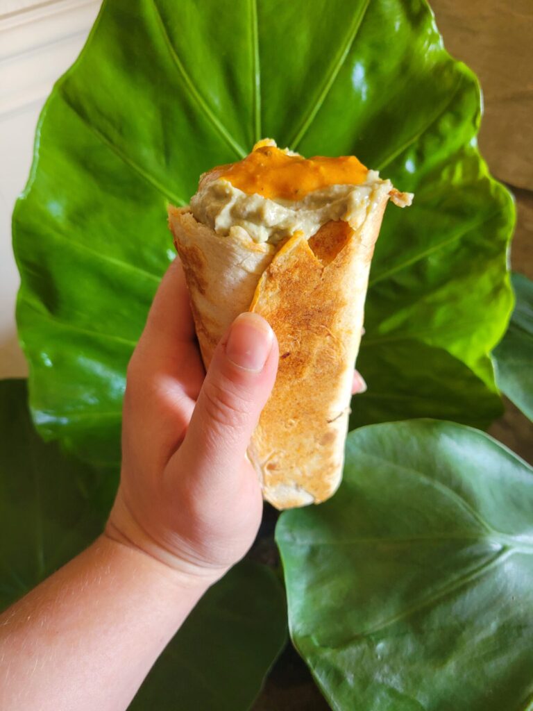 Burrito w/ Squash Macaroni & Cheese