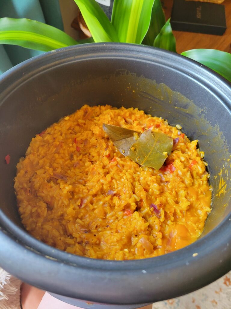 Brown Rice w/ Ambercup Squash & Red Chilis