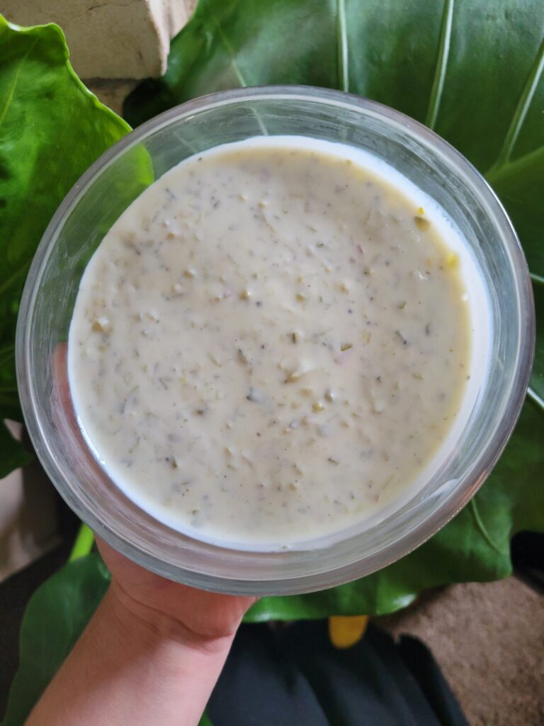 Mayonnaise-Free Tartar Sauce w/ Greek Yogurt
