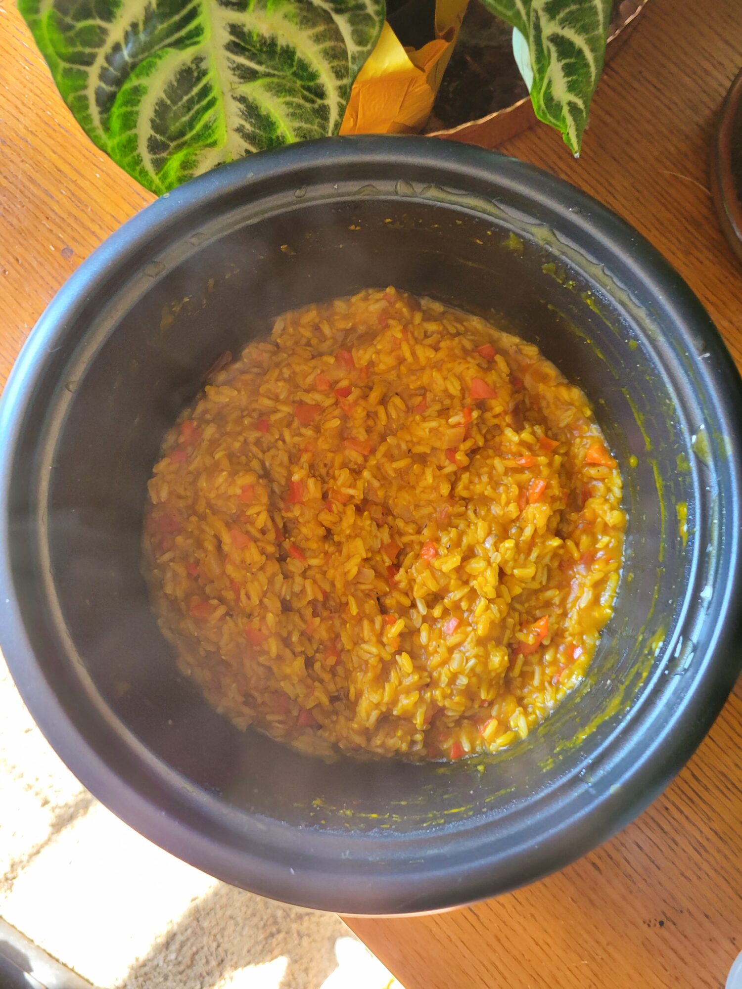 Brown Rice w/ Calabaza Squash & Anaheim Peppers