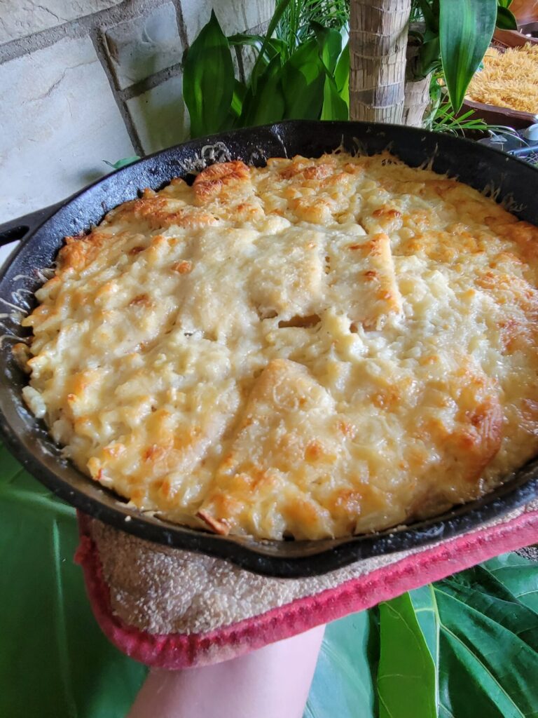 Quiche w/ Apples, Bananas, & Truffle Gruyere