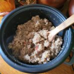 Quinoa w/ Apples, Red Chilis, & Walnuts