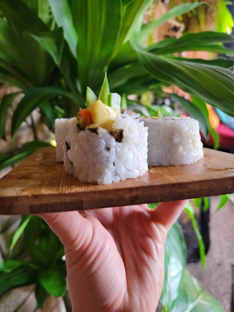 Sushi w/ Ahi Tuna, Cucumbers, Carrots, & Avocados