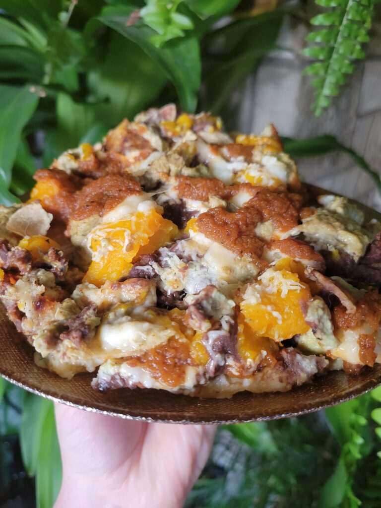 Nachos w/ Black Beans & Roasted Hubbard Squash