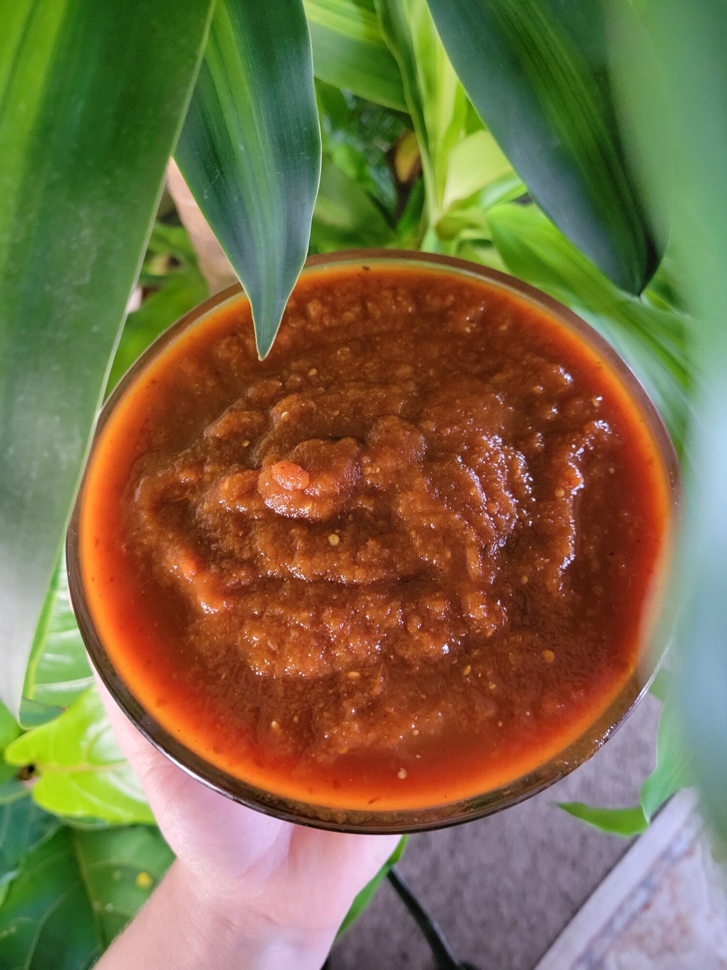 Potluck Enchilada Sauce w/ Thai Chilis