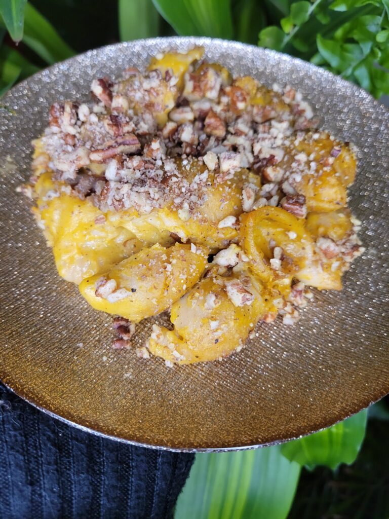 Macaroni & Cheese w/ Hubbard Squash & Pecans