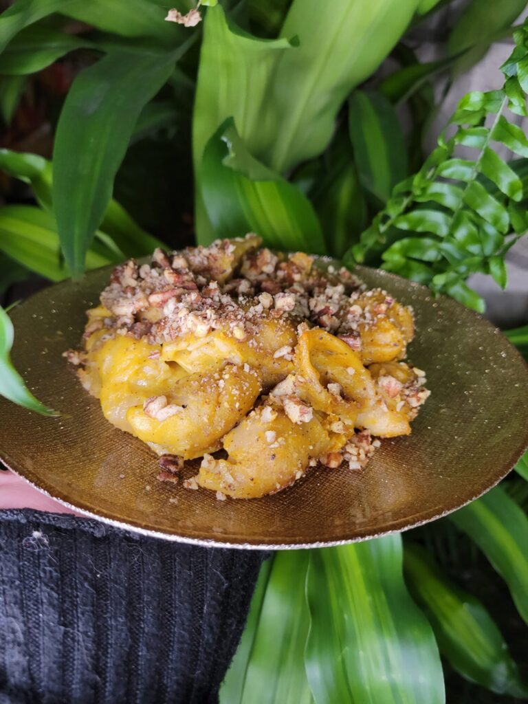 Macaroni & Cheese w/ Hubbard Squash & Pecans