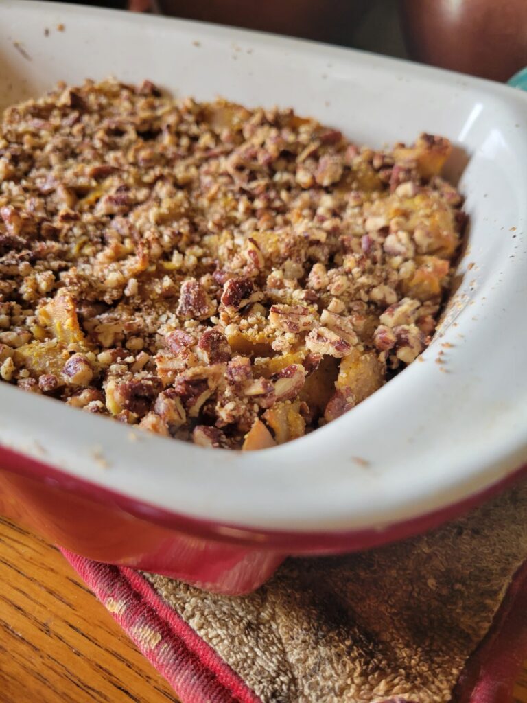 Macaroni & Cheese w/ Hubbard Squash & Pecans