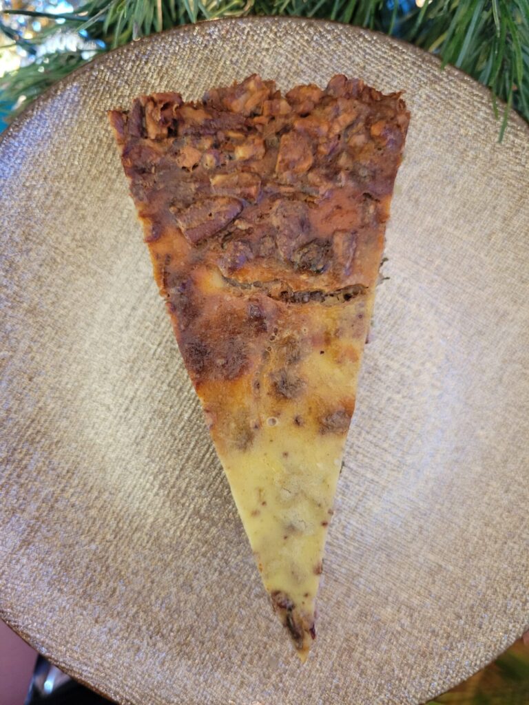 Quiche w/ Spinach, Ricotta, Pecans & White Wine