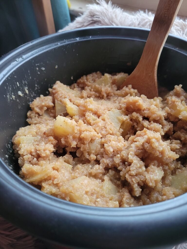 Quinoa w/ Potatoes, Tamari, & Peanut Butter