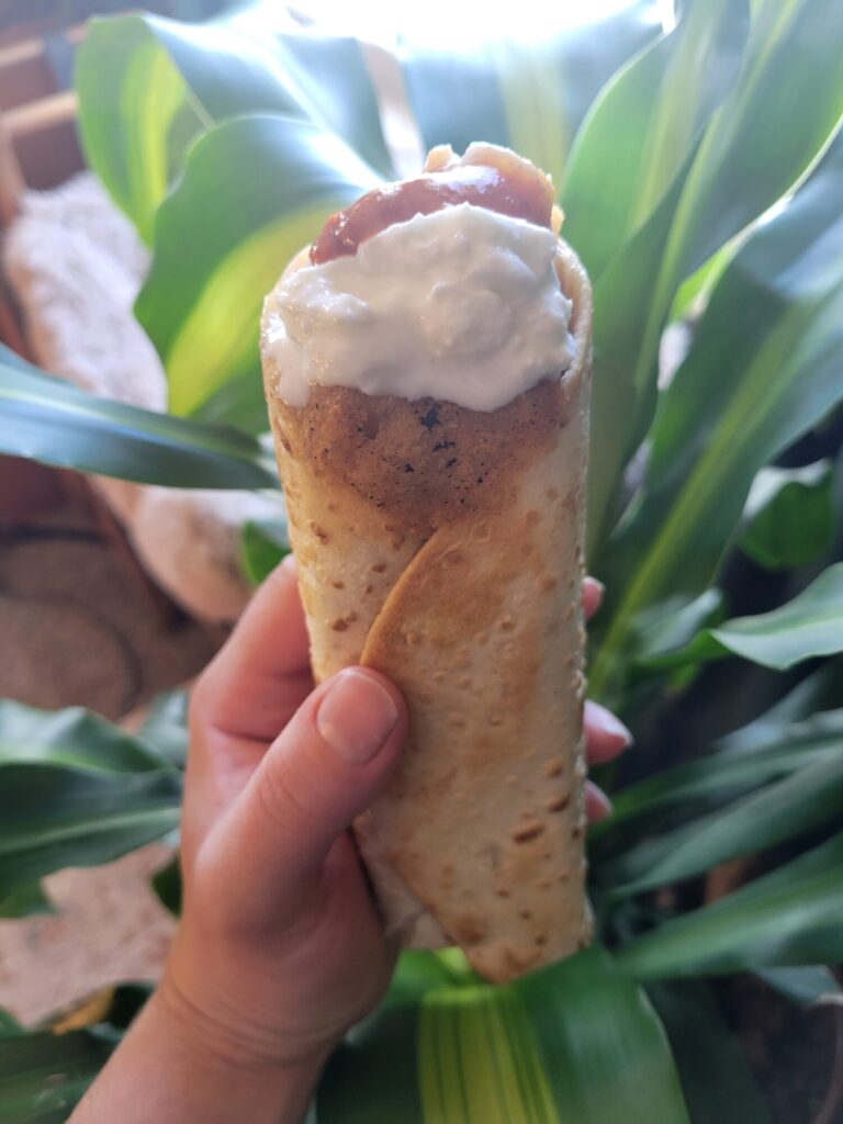 Burrito w/ Jarlsberg Rigatoni