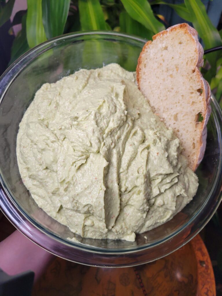 Potluck Avocado Dip w/ Greek Yogurt & Peanuts