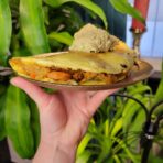 Omelette w/ Sweet Potato Quinoa & Avocado Dip
